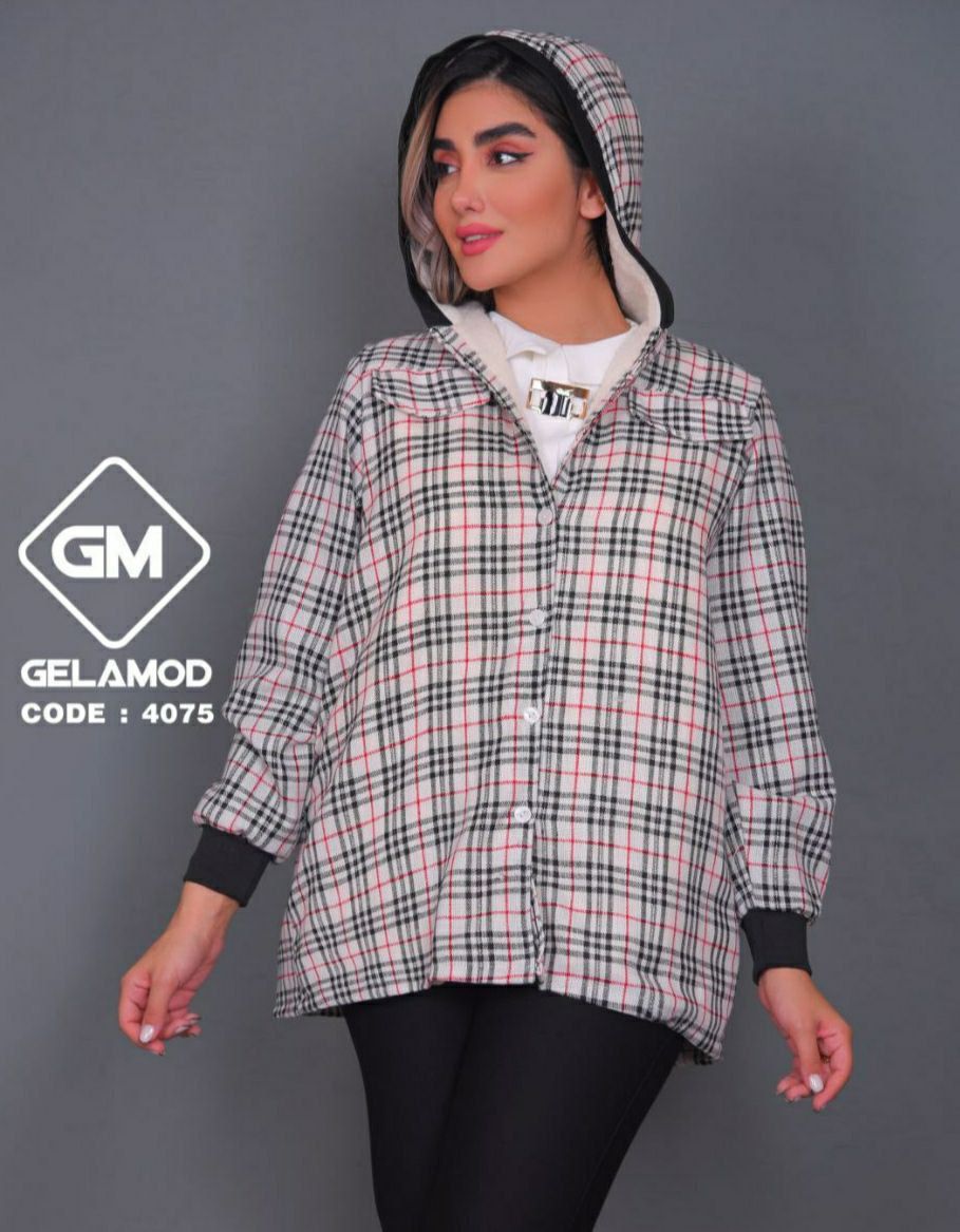 کت کشمیر کلاه دار - تصویر 3