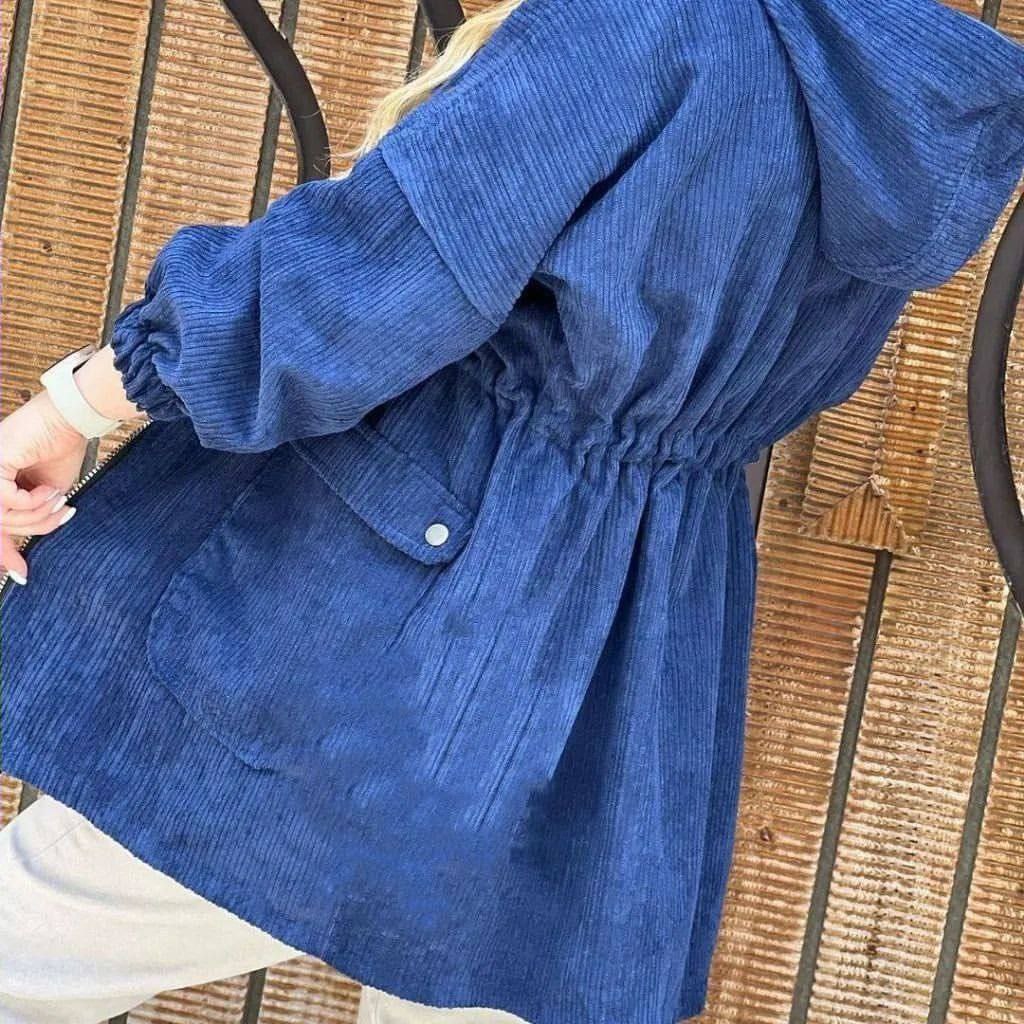 مانتو کبریتی ۲ جیب کمر گت کد ۶۰۱۴ - تصویر 3