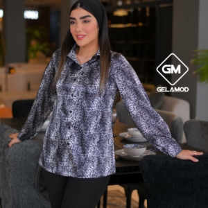 شومیز طرح پلنگی ریز