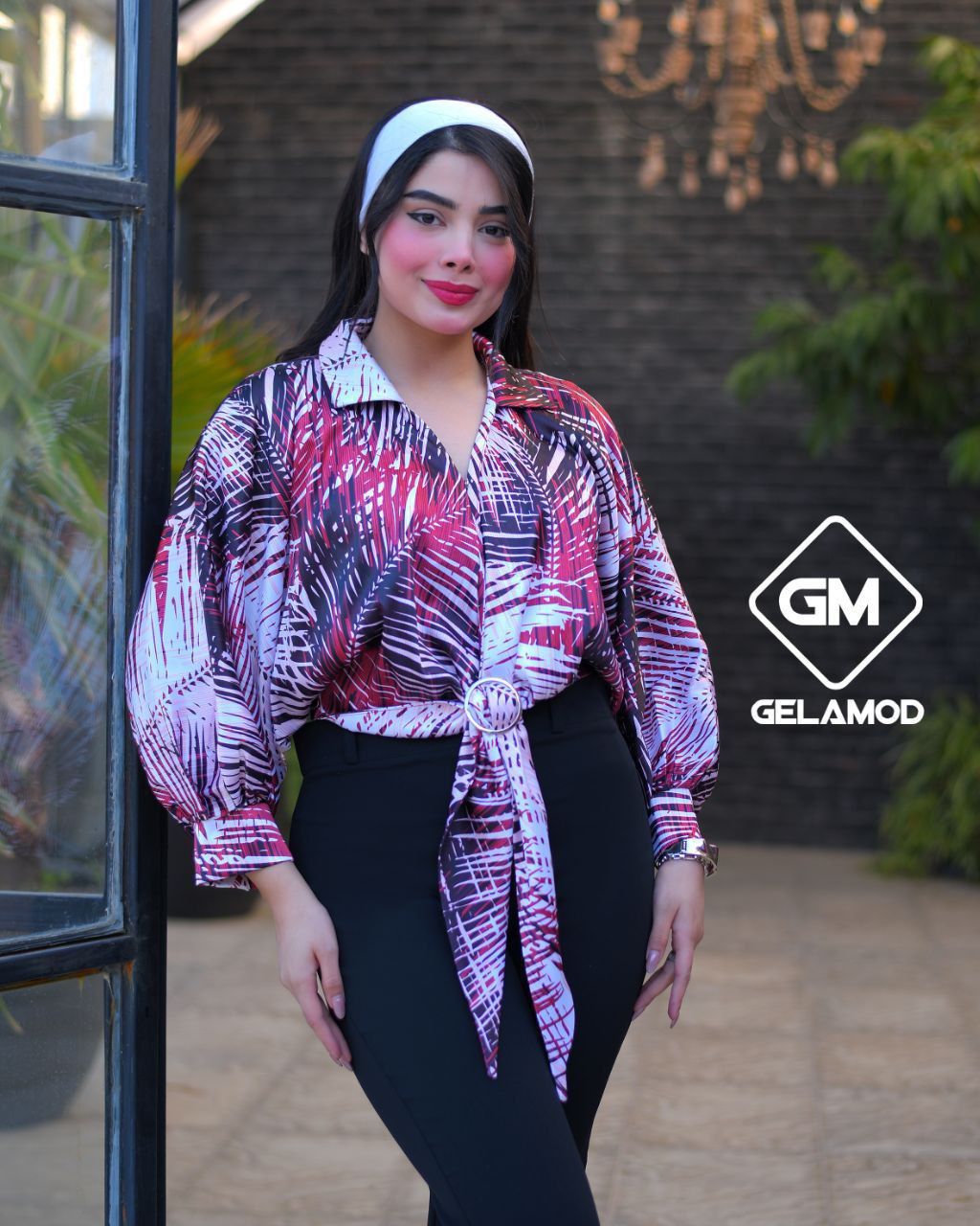 شومیز جلو حلقه دار - تصویر 5