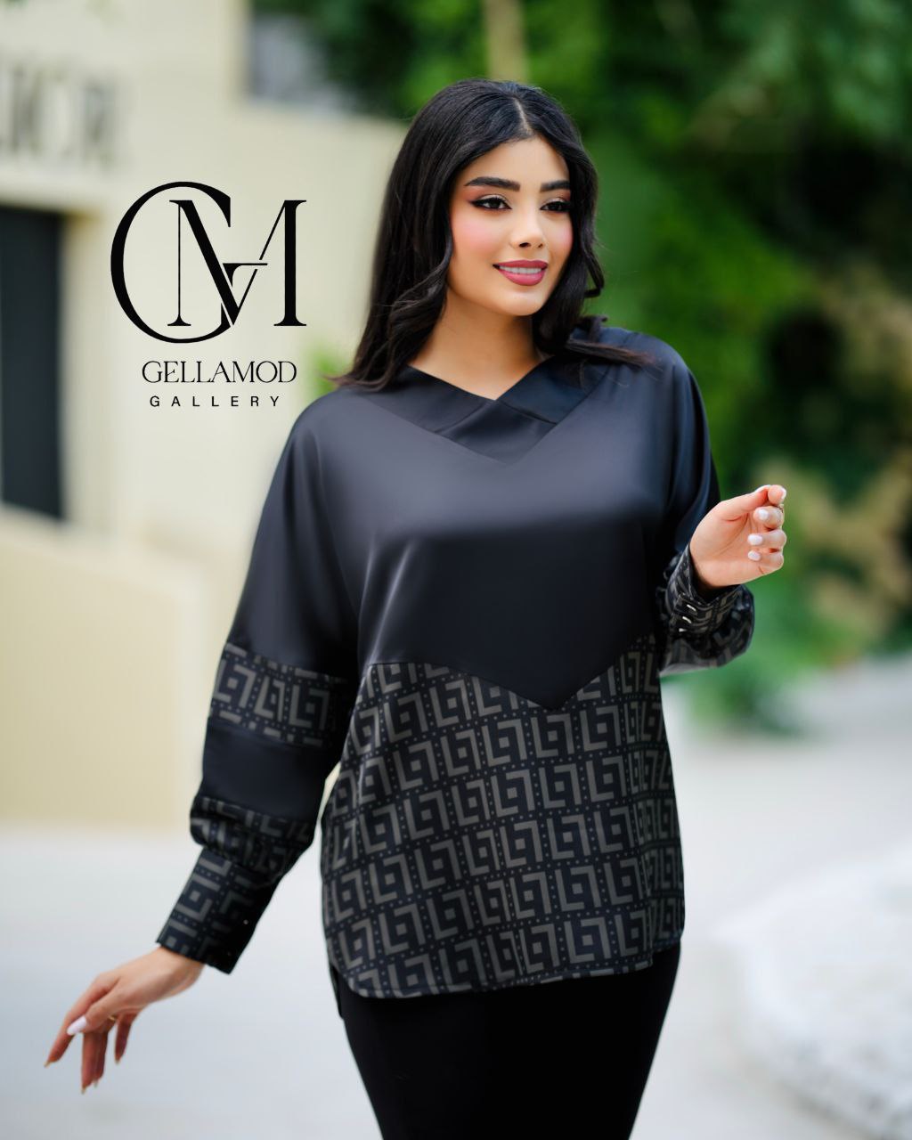 شومیز قواره بزرگ طرح فندی  - تصویر 8