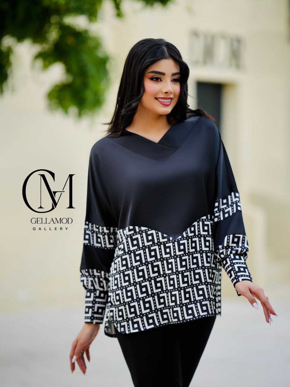 شومیز قواره بزرگ طرح فندی  - تصویر 6