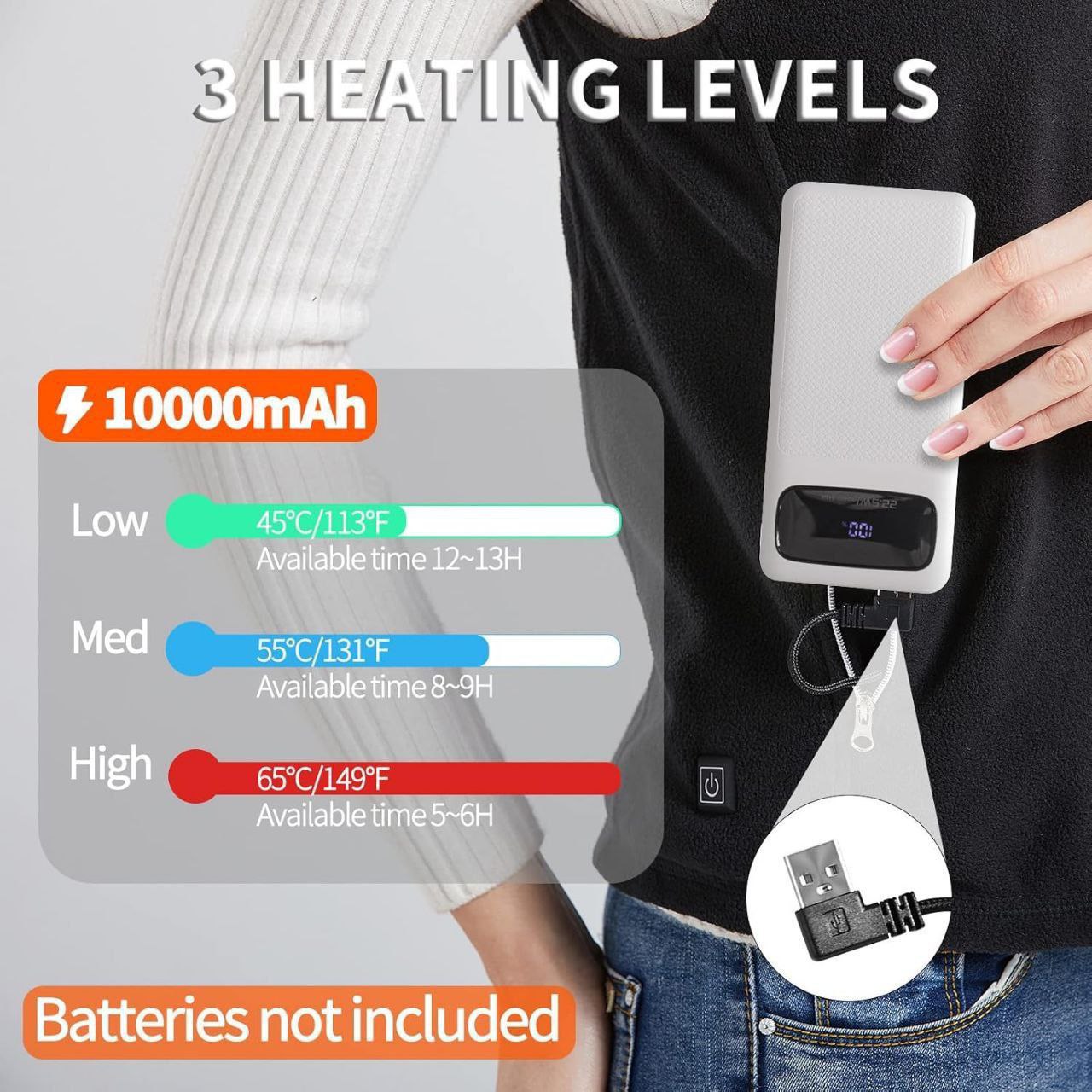 جلیقه گرمشونده مدل شانهدار - تصویر 6