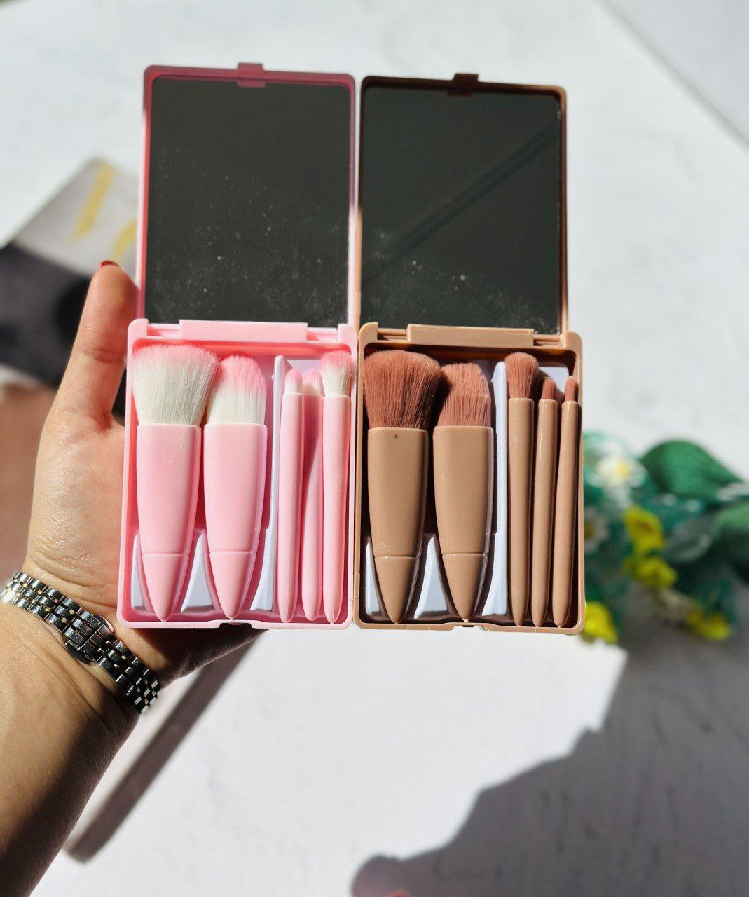 ست براش ۵تیکه آینه دار