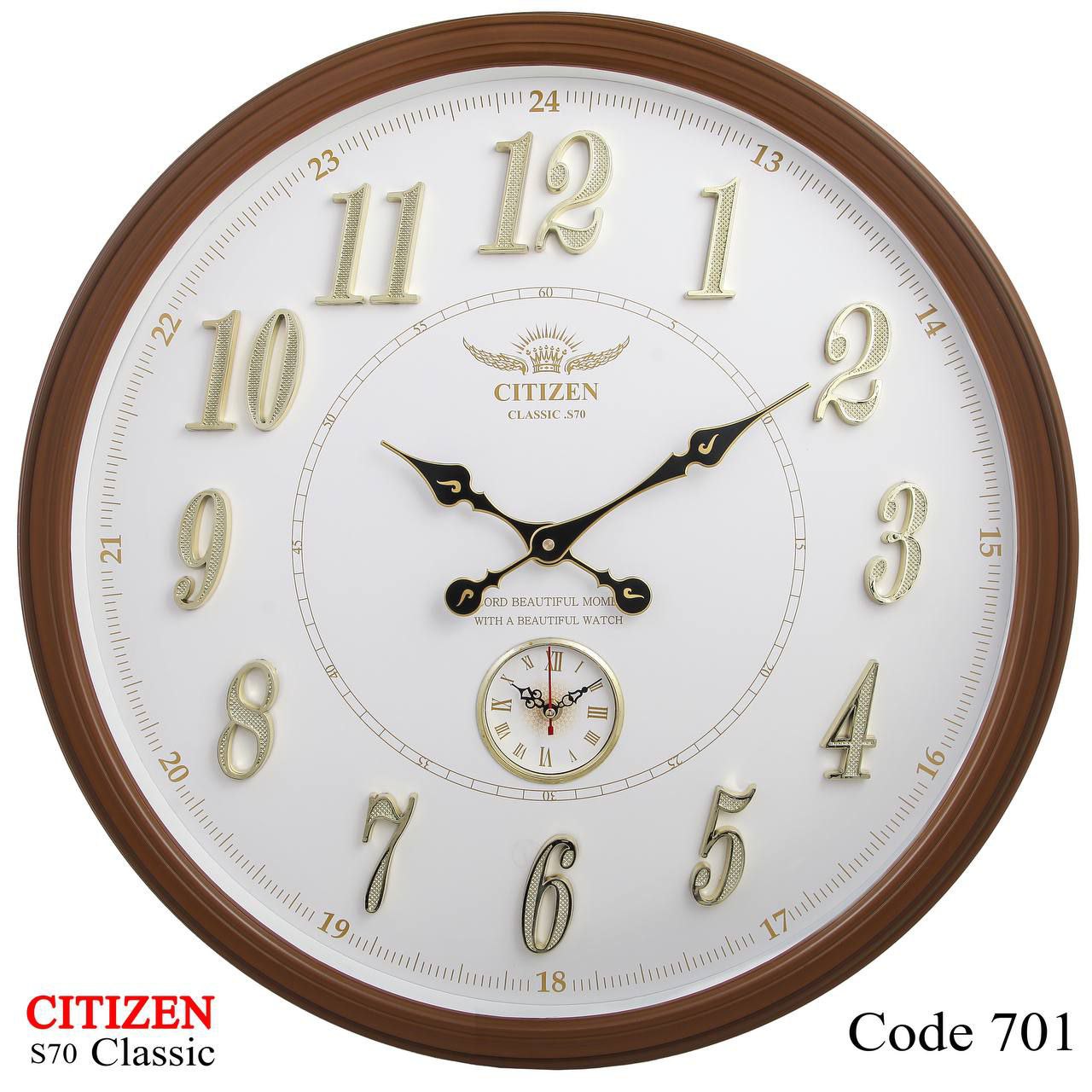ساعت دیواری سیتیزن ۷۰۱ - تصویر 5