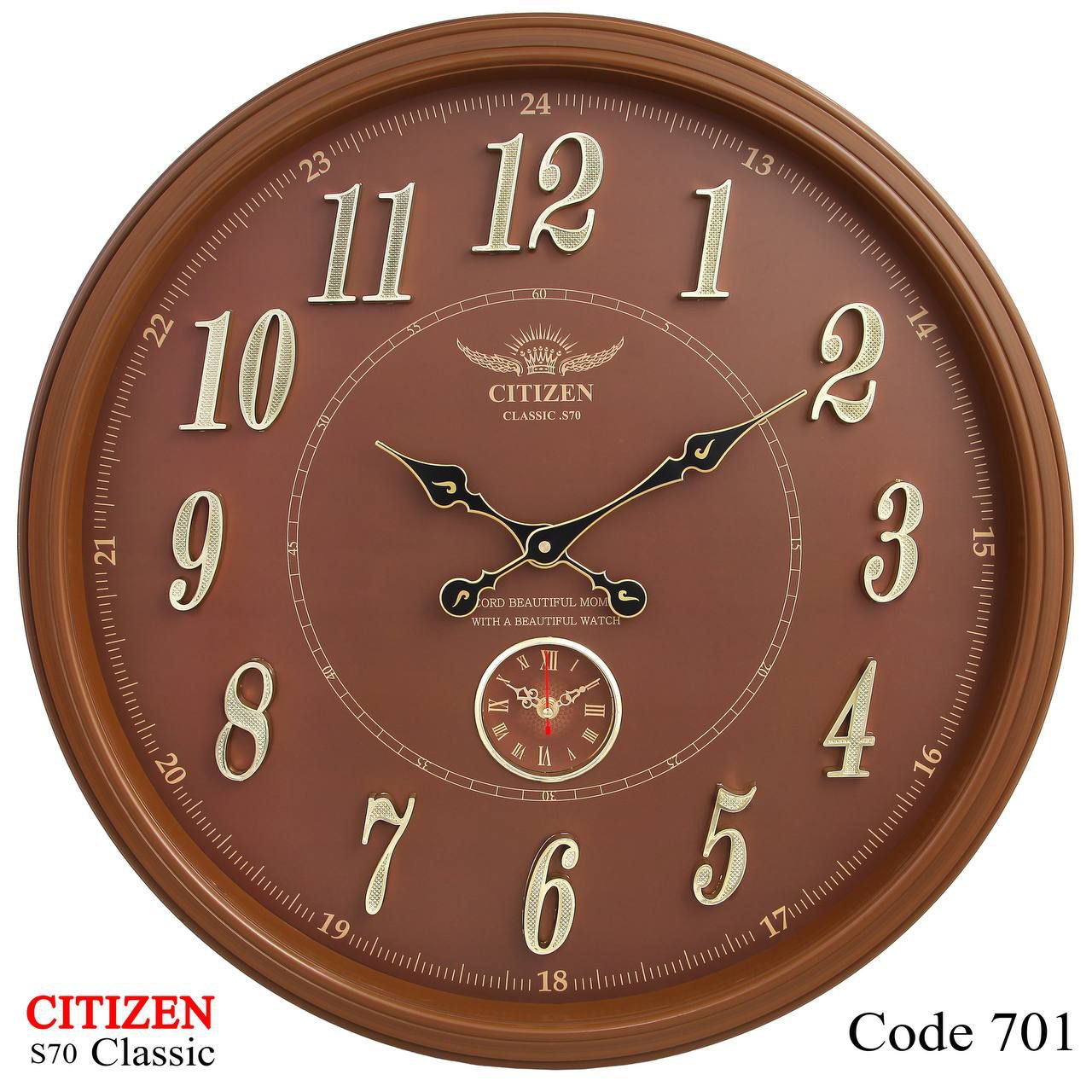 ساعت دیواری سیتیزن ۷۰۱ - تصویر 4