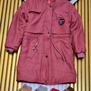 پالتو داخل خز کلاهدار دخترانه