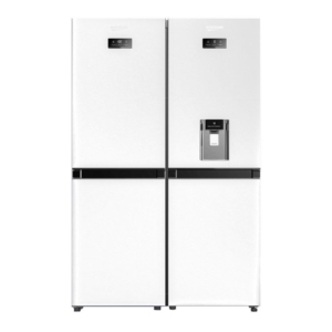 یخچال فریزر دو قلو رنزو سفید مدل ENR-594-ICE