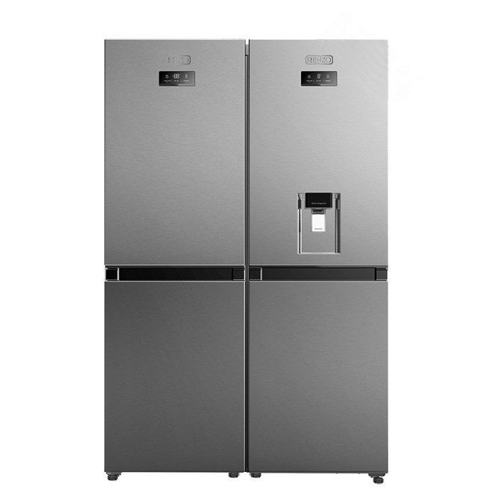 یخچال فریزر دو قلو رنزو مدل ENR-594-ICE