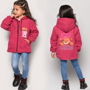 سویی شرت میکرو داخل خز دخترانه