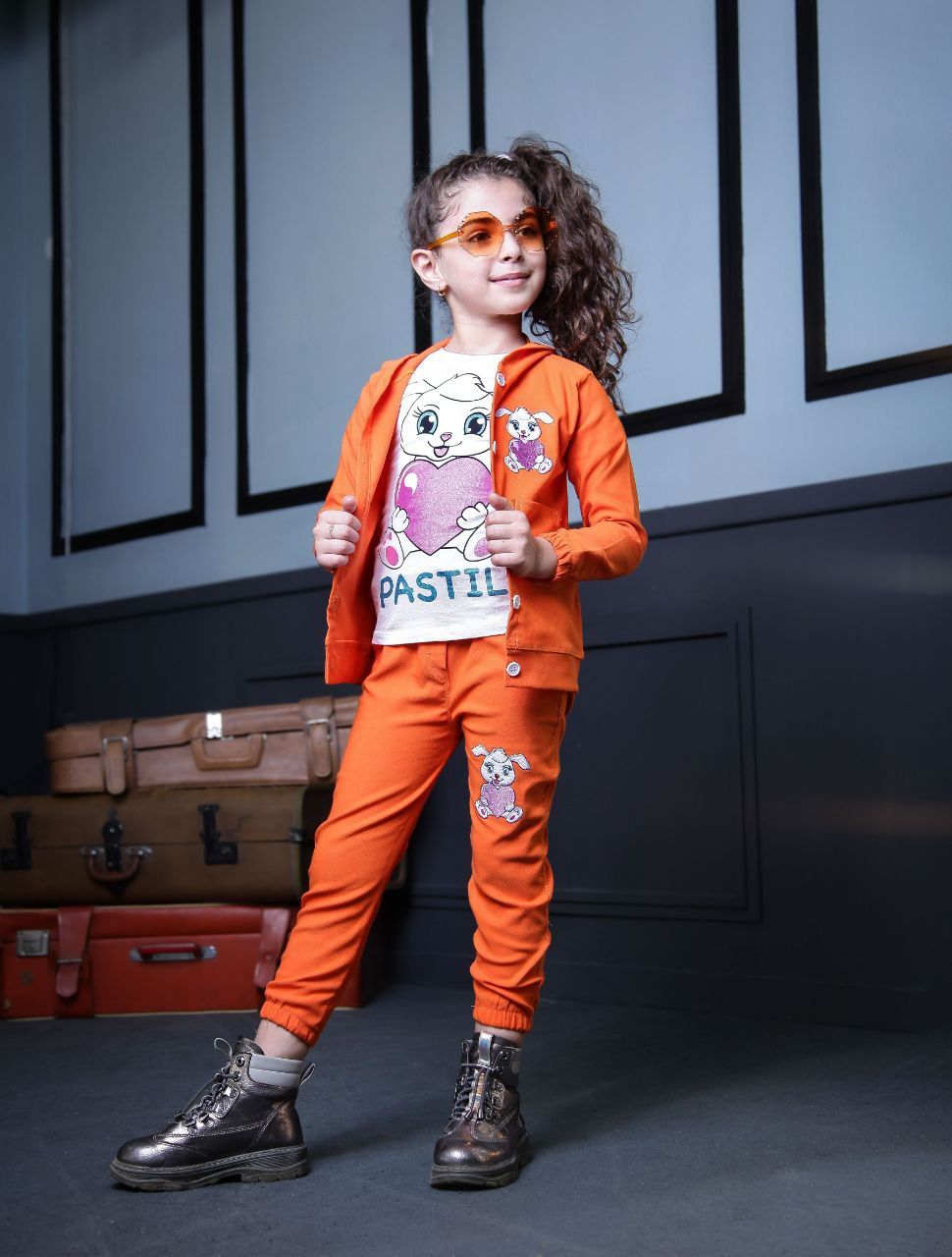 سویی شرت شلوار ۳تیکه بنگال دخترانه - تصویر 3