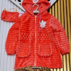 سوئی شرت کلاهدار پولیشی دخترانه