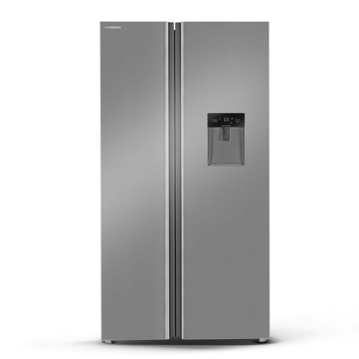 یخچال فریزر ساید بای ساید اتوماتیک ایکس ویژن مدل TF-540inox