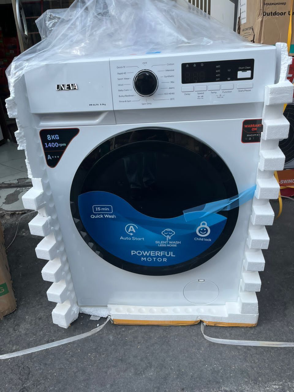 لباسشویی گیربکسی 8کیلوی یونیوا ایتالیا