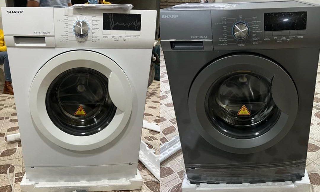 لباسشویی ۷ کیلو ۱۴۰۰ دور شارپ (SHARP) مدل FE712DLZ