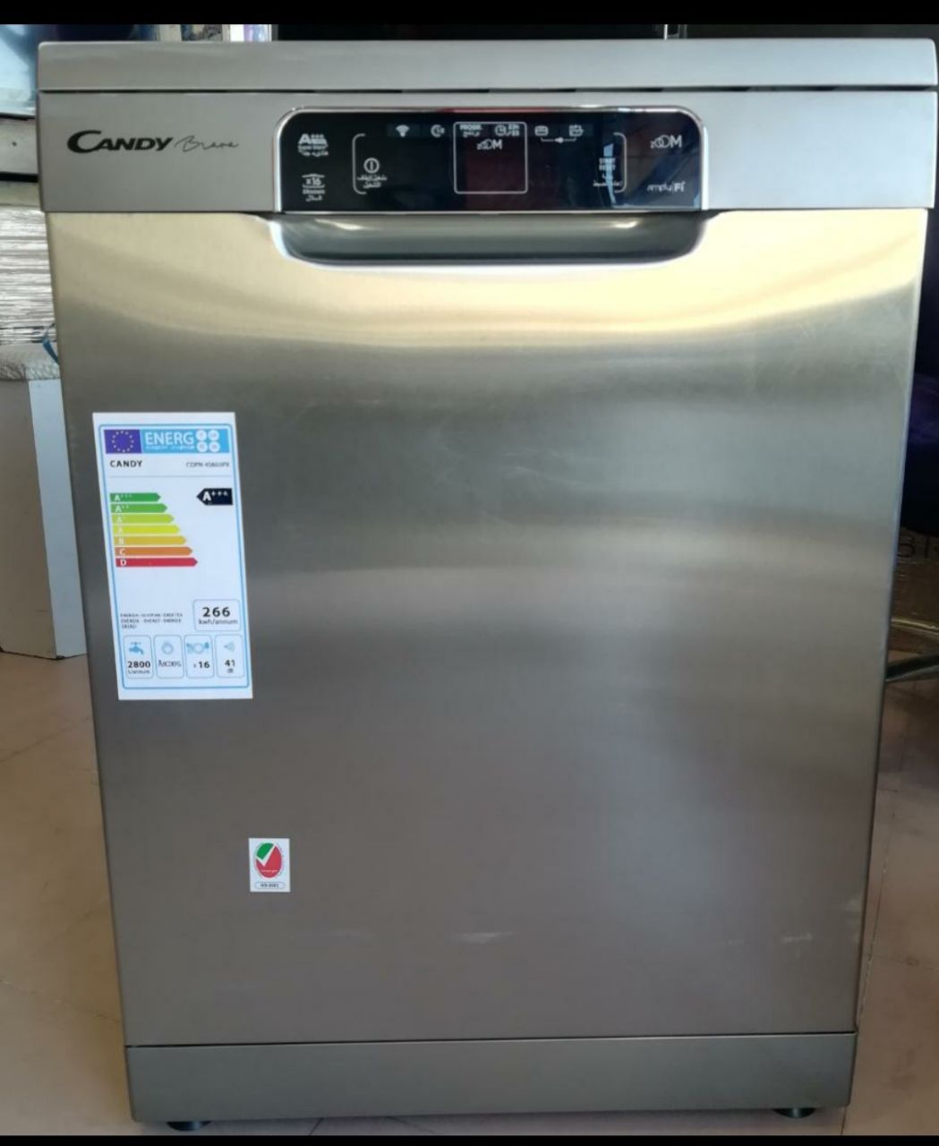 ماشین ظرفشویی کندیوافای دار و کاملا هوشمند مدل:CDPN 4S603PX-19 16 نفره