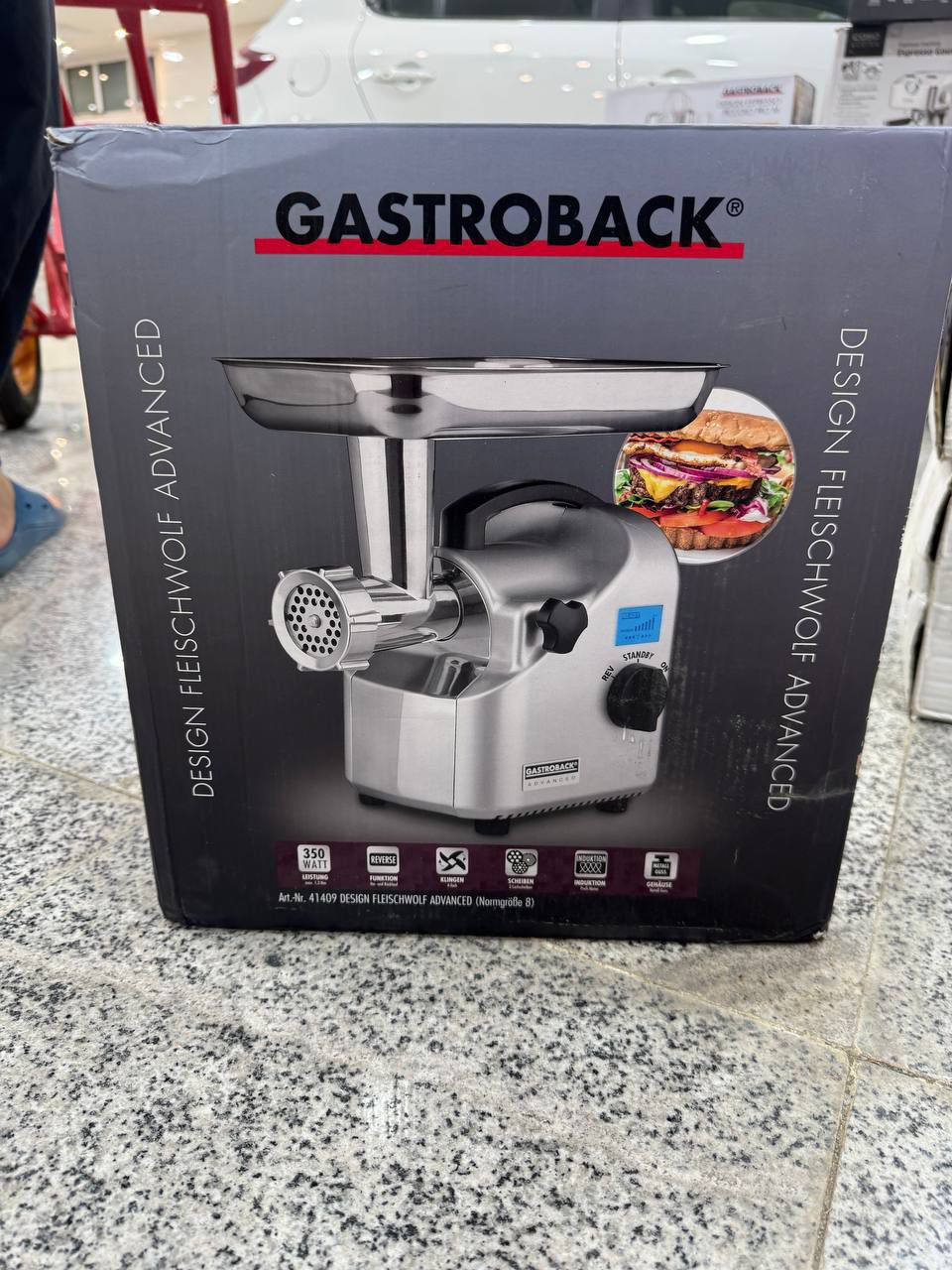 چرخ گوشت کاملا صنعتی و گیربکسی گاستروبک