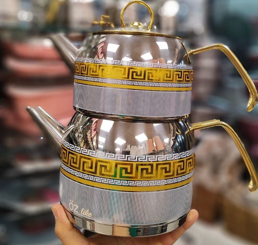 کتری قوری استیل کرکماز - تصویر 2