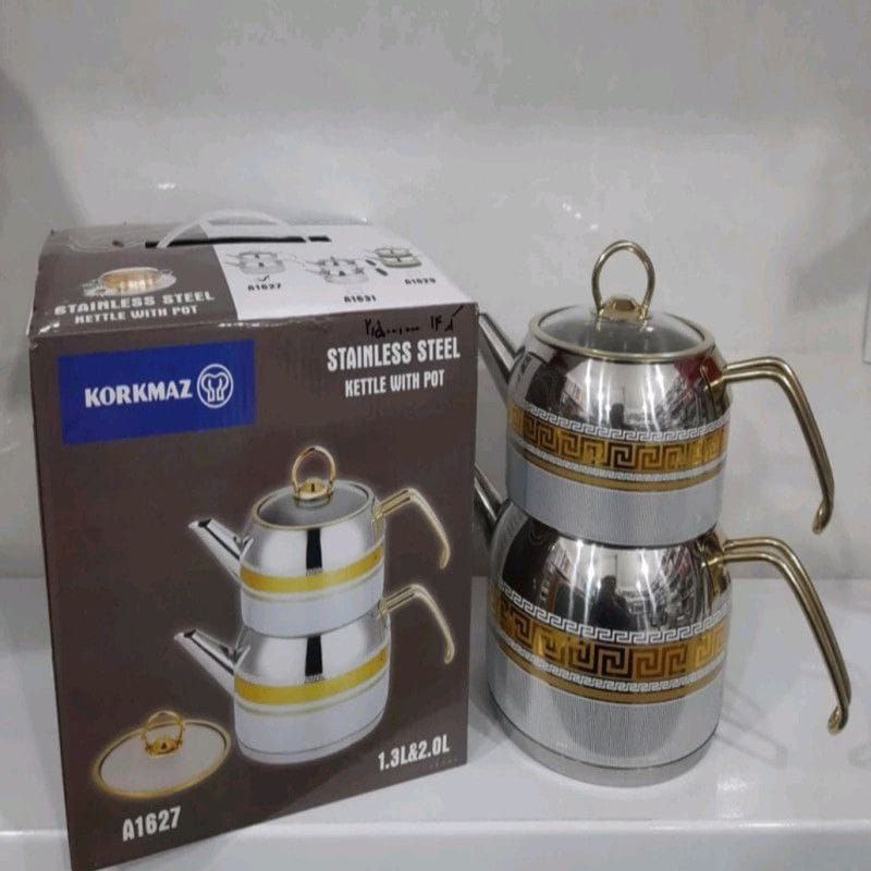 کتری قوری استیل کرکماز