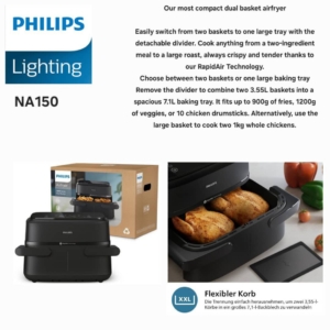 سرخکن دوقلو فلیپس PHILIPS NA150