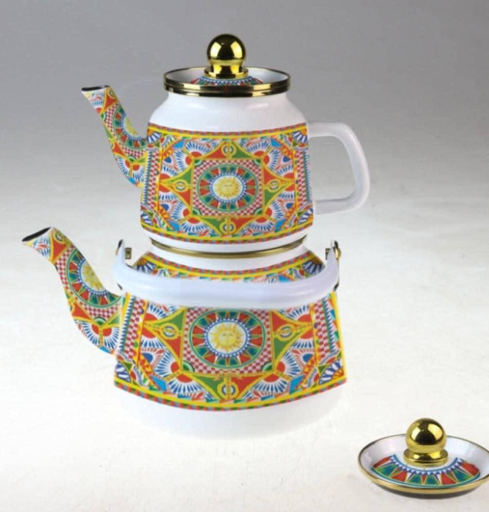 كتري قوري لعابي وارداتي طرحدار - تصویر 9