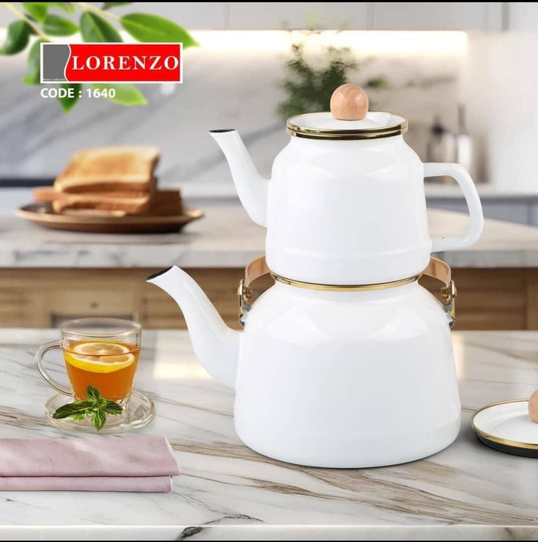 كتري قوري لعابي وارداتي طرحدار - تصویر 5