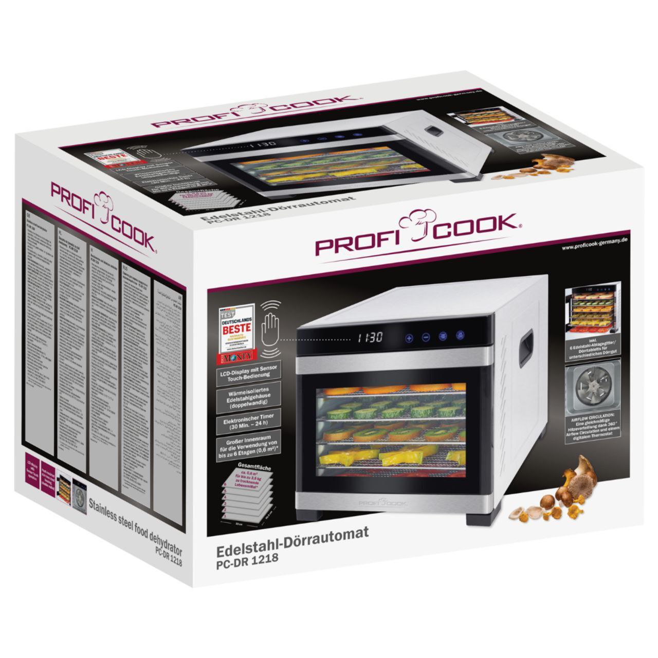 میوه خشککن صنعتی بزرگ و حرفهای ProfiCook PC-DR 1218