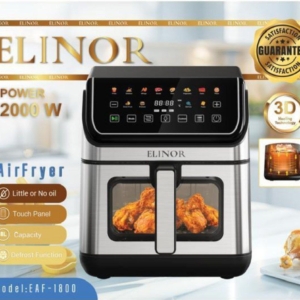 سرخکن رژیمی دیجیتالی لمسی ۲ المنت الینور مدل 1800