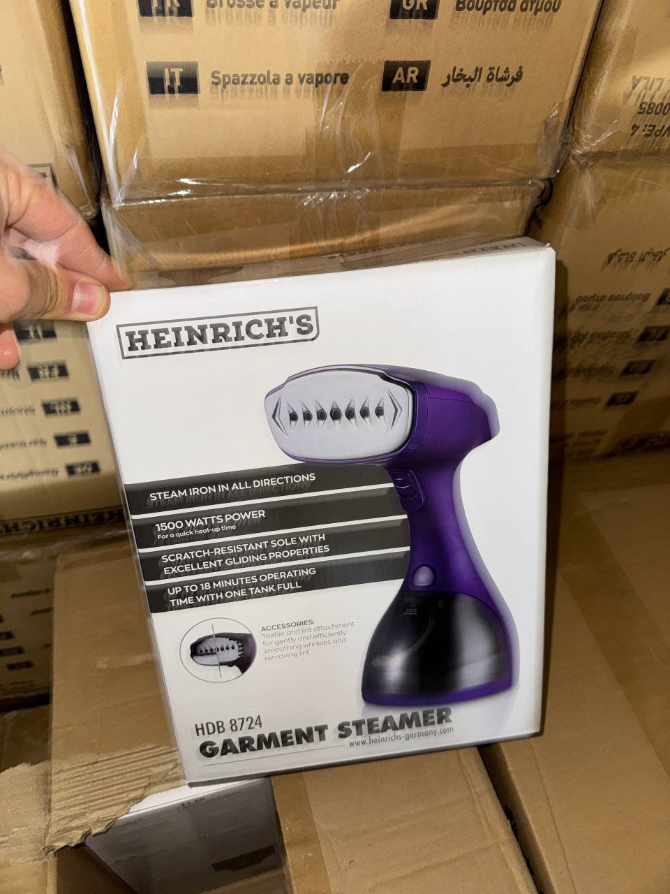 اتو بخارگر ایستاده هنریچ آلمان مدل 8724