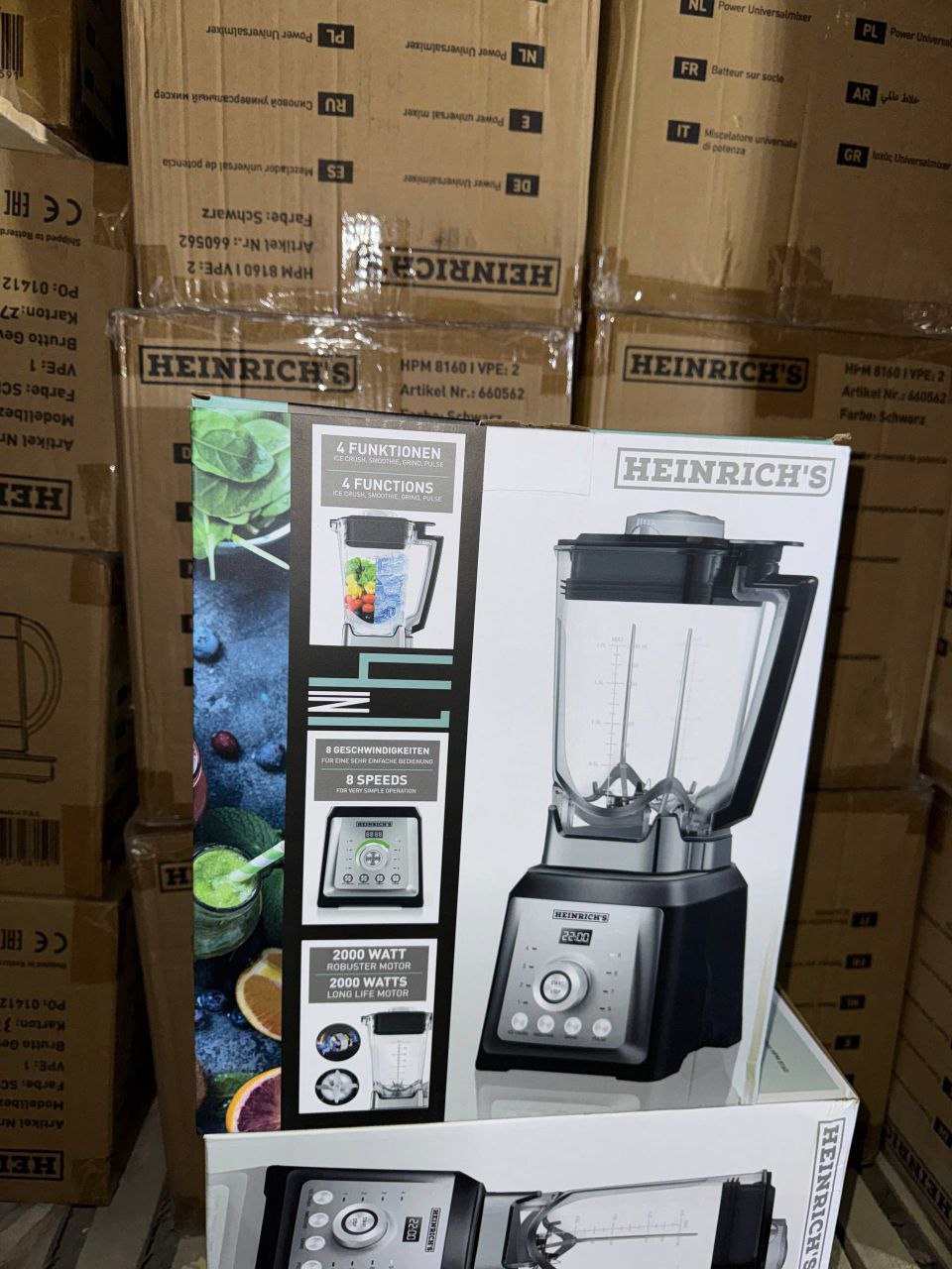 آسیاب مخلوط کن های فوق حرفه ای هنریچ آلمان