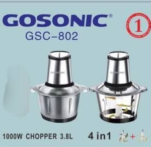 خردکن دوکاسه3/8لیتر گوسونیک