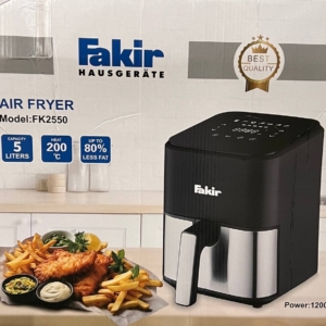 سرخ کن رژیمی فکرfakir 5 لیتری تمام لمسی