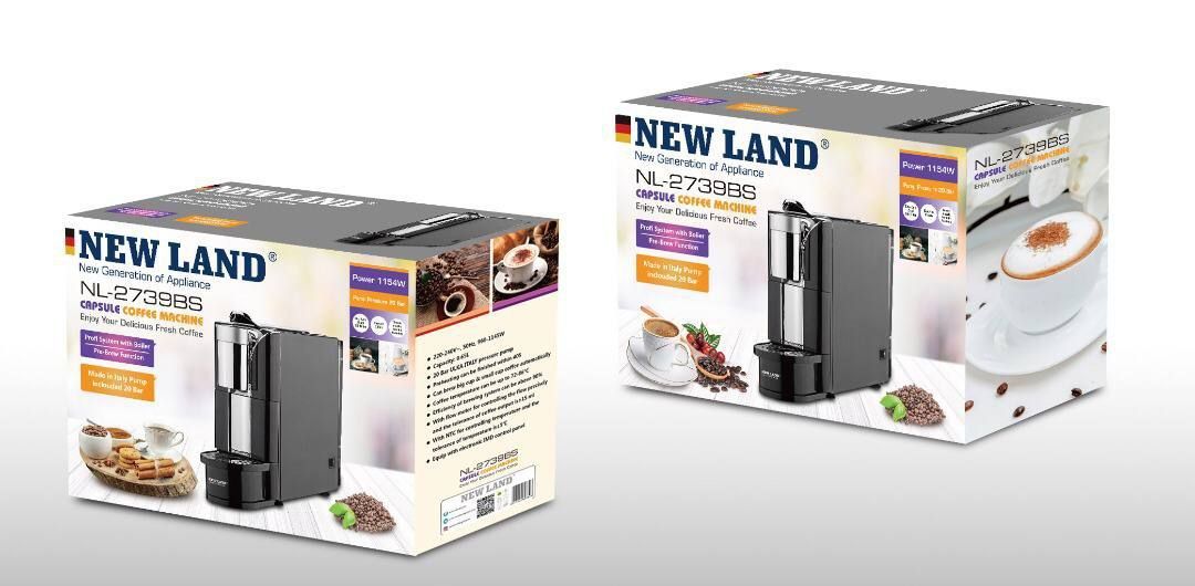 نسپرسو ساز نیولند(Capsule Coffee Machine)مدل: (NL-2739BS)