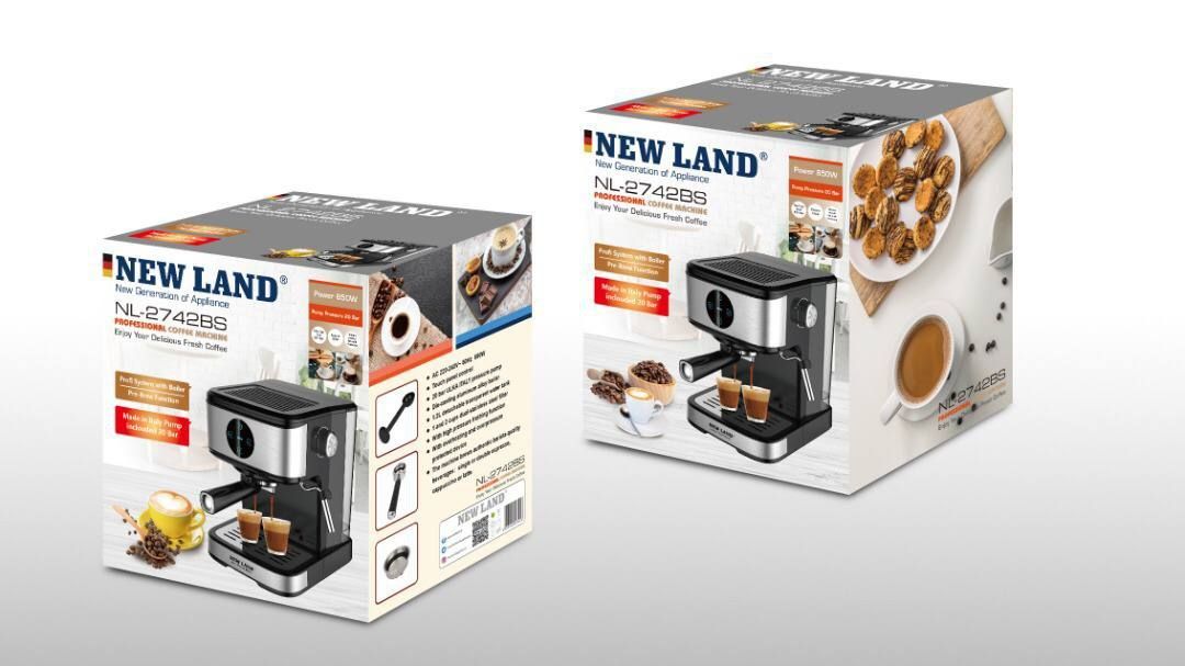 اسپرسو ساز نیولند(Professional Coffee Machine)مدل: (NL-2742BS)