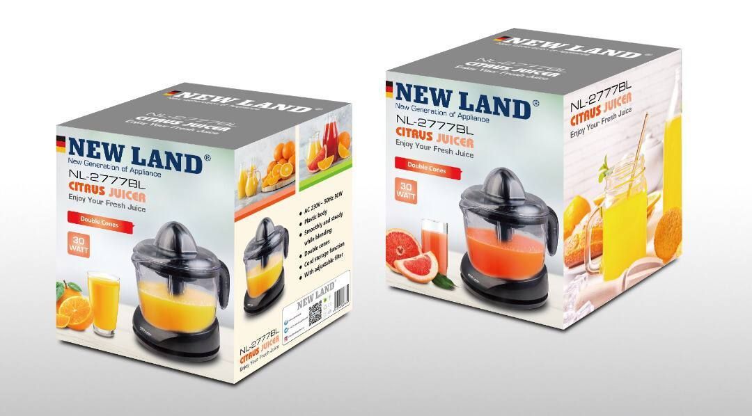 آب مرکبات گیری نیولند(Citrus Juicer)مدل: (NL-2777BL)