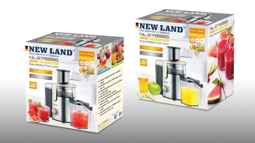 آبمیوه گیری نیولند(Juice Extractor)مدل: ( NL-2788BS)