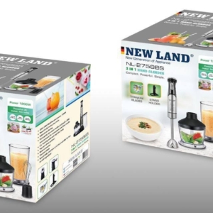 گوشتکوب برقی 3 در 1 نیولند(3 in 1 Hand Blender)مدل: (NL-2758BS)