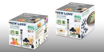 گوشتکوب برقی 3 در 1 نیولند(3 in 1 Hand Blender)مدل: (NL-2758BS)