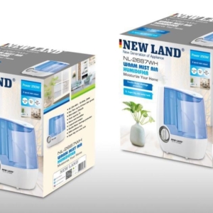 بخور گرم نیولند(Warm Mist Air Humidifier)مدل: (NL-2687WH)