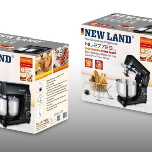 همزن کاسه دار صنعتی نیولند(Professional Stand Mixer)مدل: ( NL-2779BL