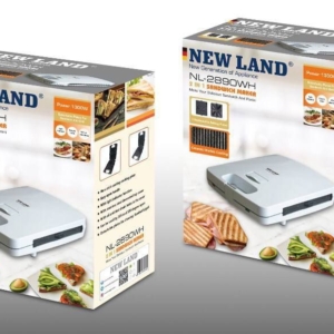 ساندویچ ساز(میکر) 2 کاره نیولند(2 in 1 Sandwich Maker)مدل: (NL-2890WH)