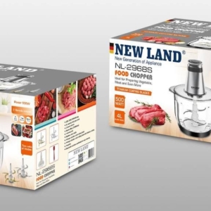 خردکن نیولند(Food Chopper)مدل: (NL-2968BS
