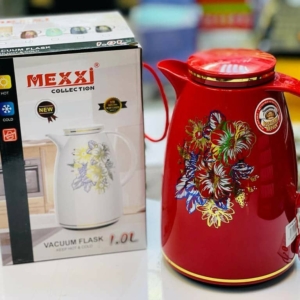 فلاسک مکسی ۱لیتر شیشه صورتی