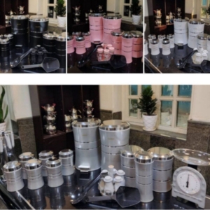 سرویس آسپزخانه سامل استیل 19پارچه