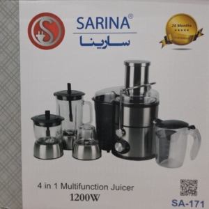 آبمیوه گیری ۴ کاره سارینا مدل 171