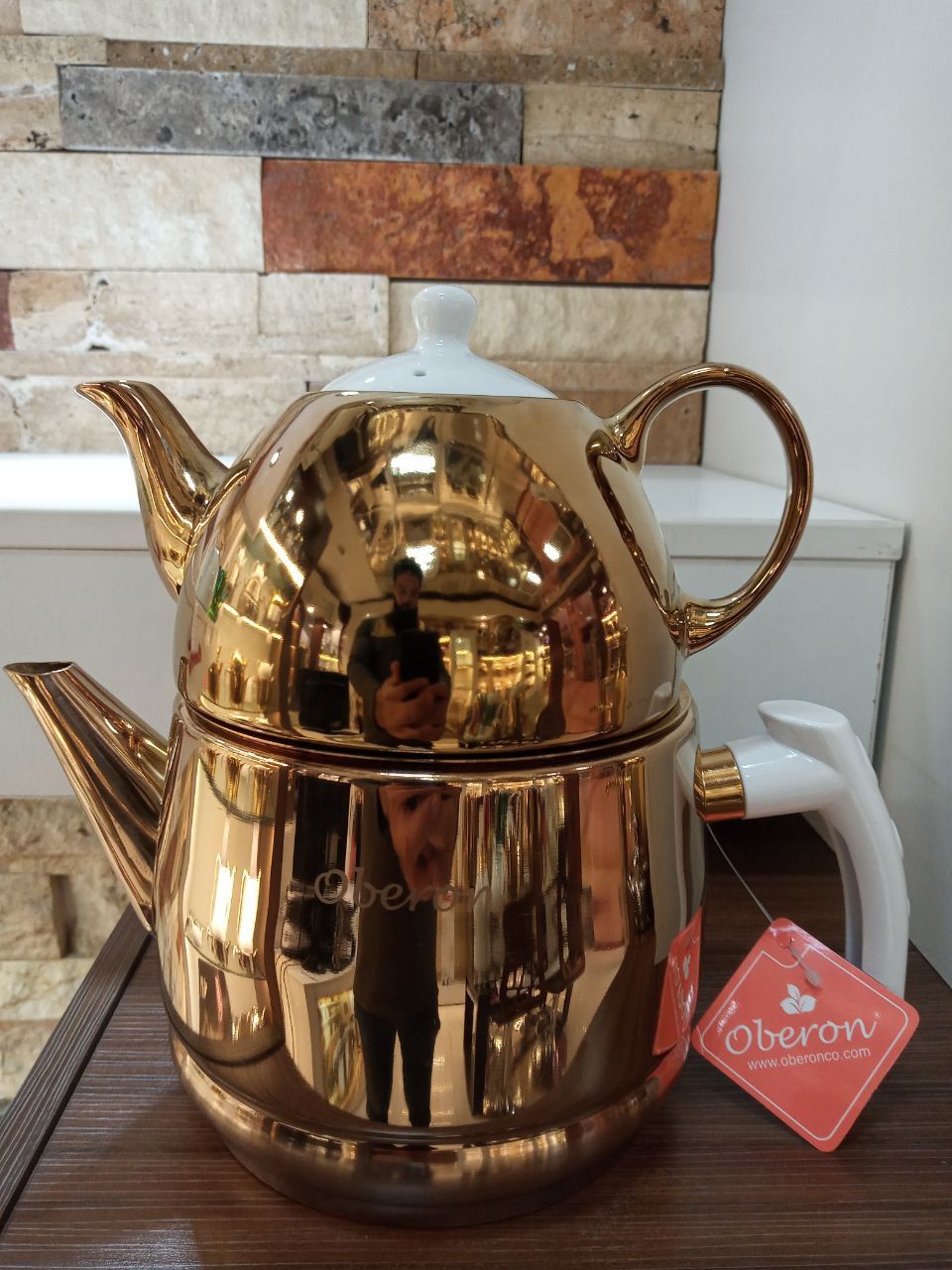 کتری و قوری طلایی کامل izmirازمیر ترکیه - تصویر 15