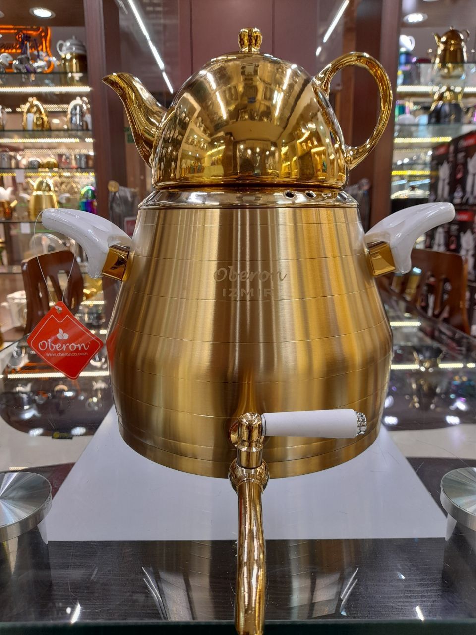 کتری و قوری طلایی کامل izmirازمیر ترکیه - تصویر 14