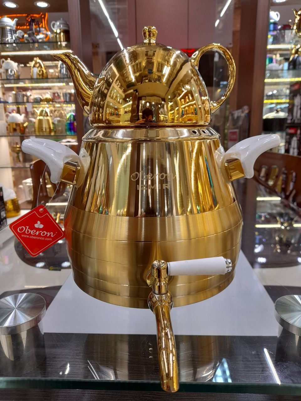 کتری و قوری طلایی کامل izmirازمیر ترکیه - تصویر 9