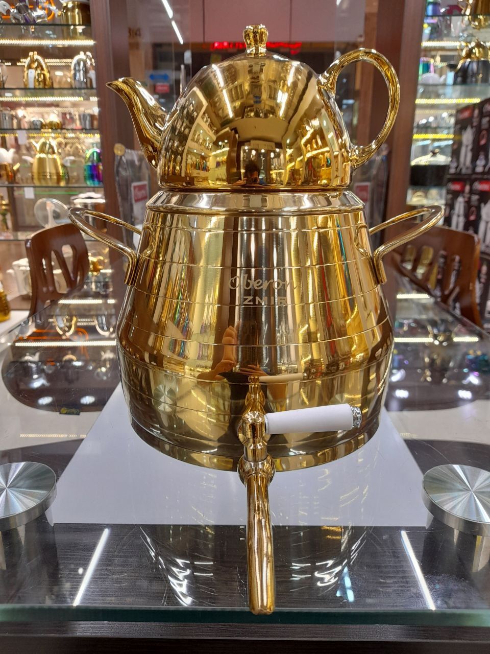 کتری و قوری طلایی کامل izmirازمیر ترکیه - تصویر 11