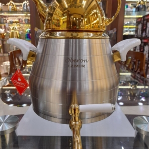 کتری و قوری استیل طلایی izmirازمیر ترکیه